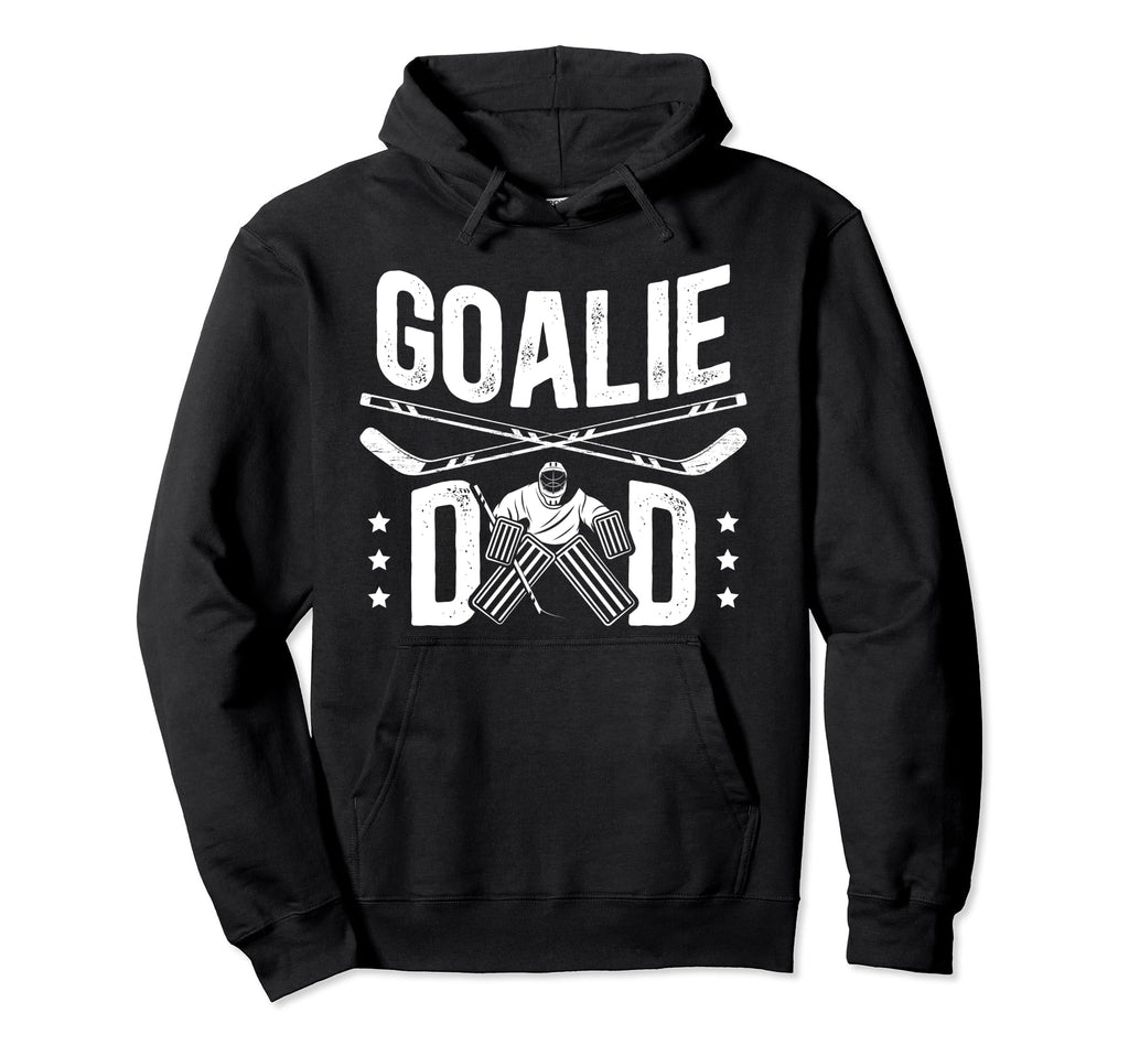 Ice Hockey Goalie Dad Ice Hockey Hoodie - Aesthetic Graphic Men Women - T-Shirt, Sweatshirt, Hoodie