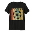 Soccer Distressed Sports Tri Blend T-Shirt - Aesthetic Graphic for Adults - T-Shirt, Sweatshirt, Hoodie