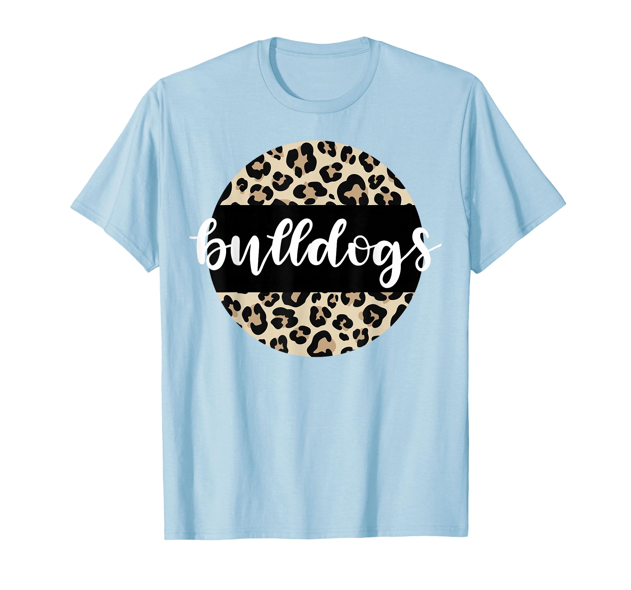 Leopard Bulldogs Team Mascot School T-Shirt - Novelty Apparel Men Women - T-Shirt, Sweatshirt, Hoodie
