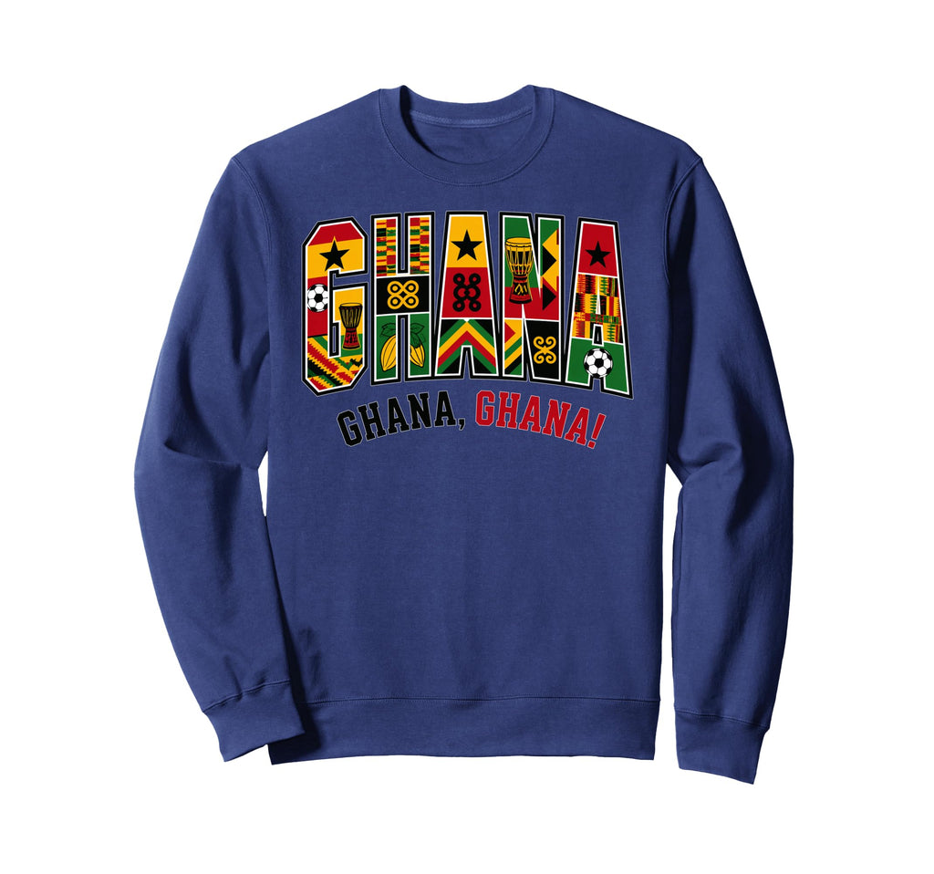 Ghana Soccer 2026 Ghanaian Fans Sweatshirt - Aesthetic Graphic for Adults - T-Shirt, Sweatshirt, Hoodie