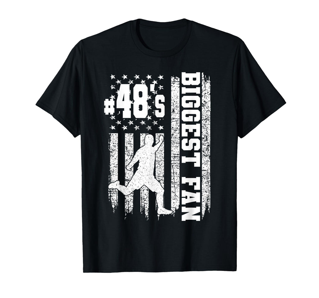 Soccer Biggest Fan Number 48 Proud T-Shirt - Streetwear Style Unisex - T-Shirt, Sweatshirt, Hoodie
