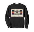 Javier First Name Cassette Tape Sweatshirt - Minimalist Print Unisex - T-Shirt, Sweatshirt, Hoodie
