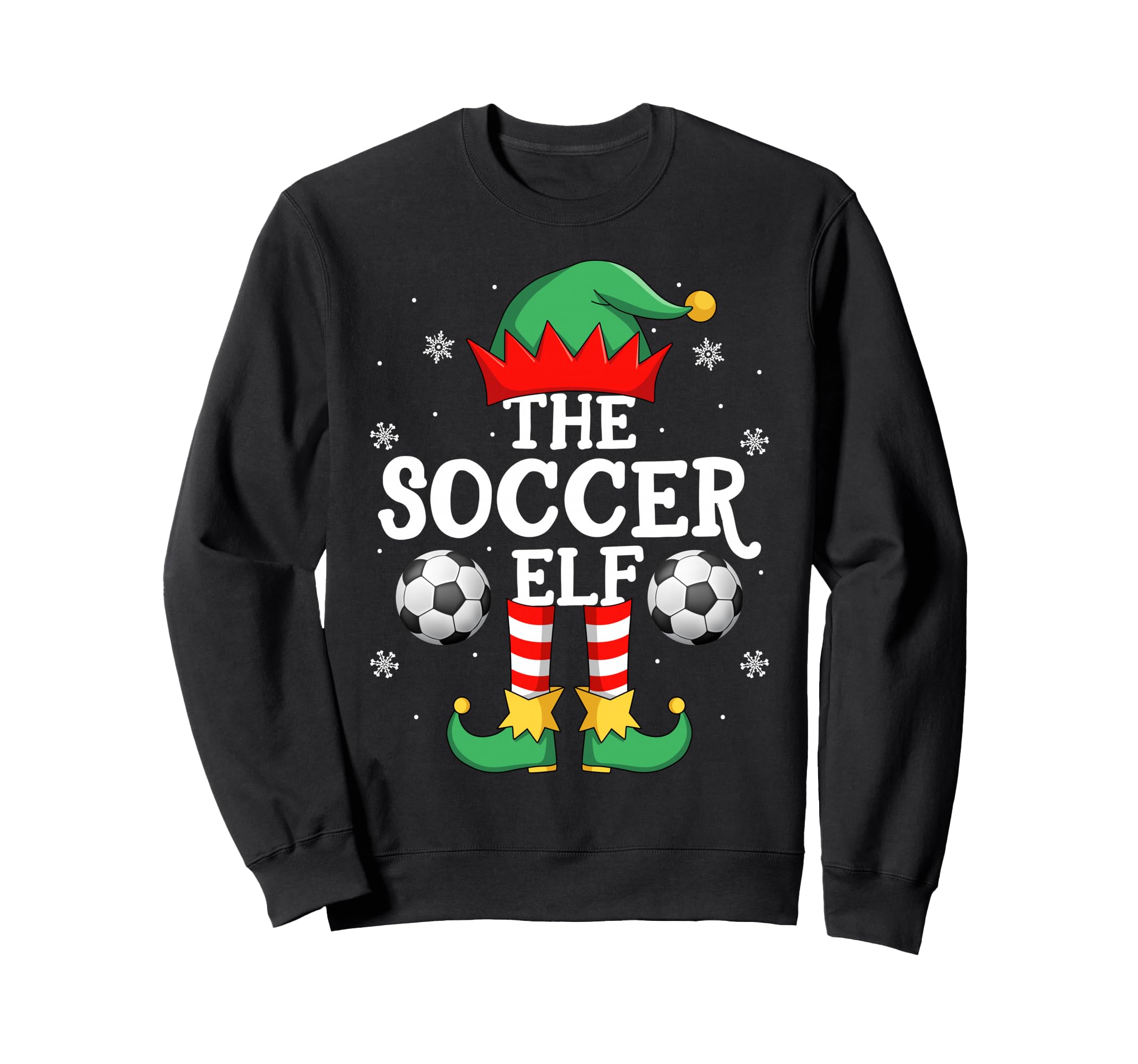 Soccer Elf Family Elf Squad Sweatshirt - Aesthetic Graphic Men Women - T-Shirt, Sweatshirt, Hoodie