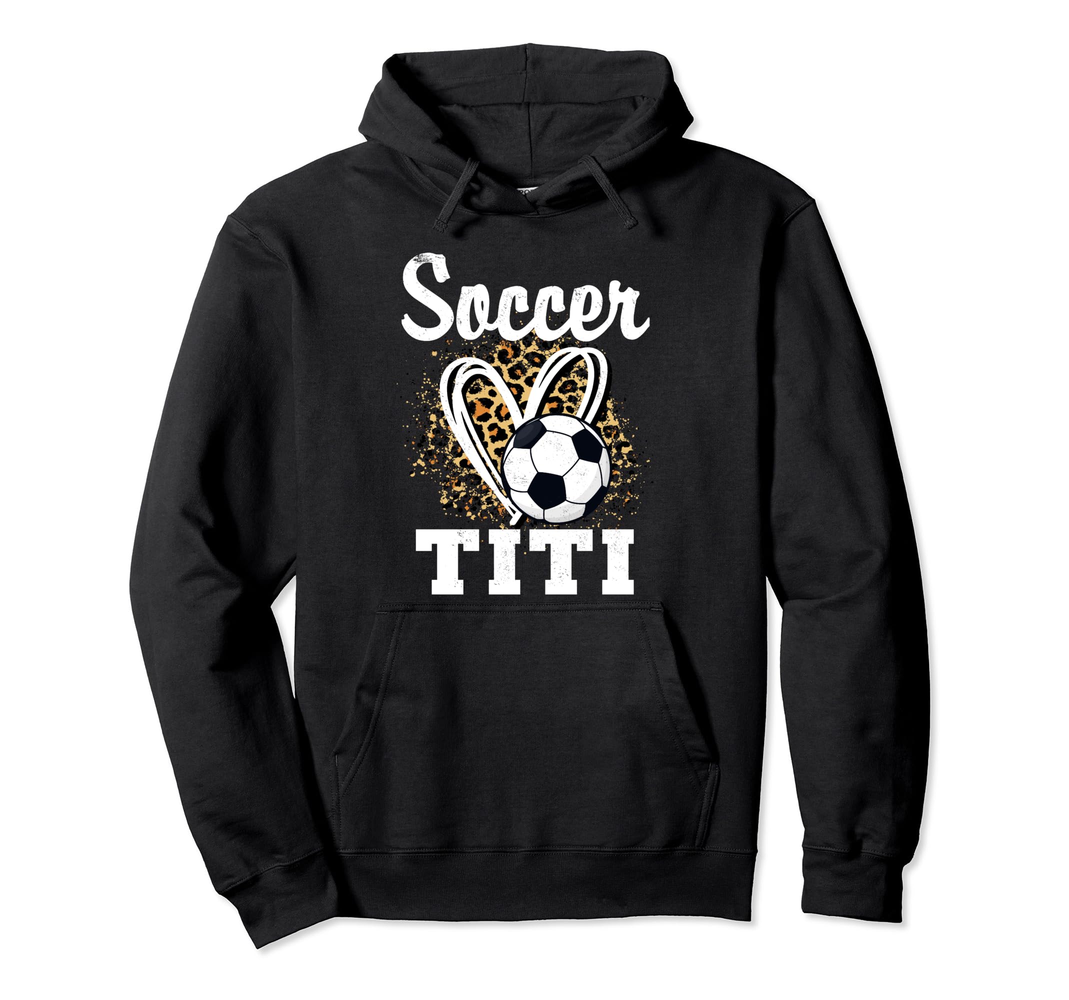 Soccer Titi Leopard Heart Matching Hoodie - Aesthetic Graphic Men Women - T-Shirt, Sweatshirt, Hoodie