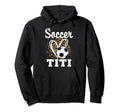 Soccer Titi Leopard Heart Matching Hoodie - Custom Art Print Men Women - T-Shirt, Sweatshirt, Hoodie