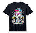 Soccer Ball Melting Ice Cream Drip T-Shirt - Custom Art Print for Adults - T-Shirt, Sweatshirt, Hoodie