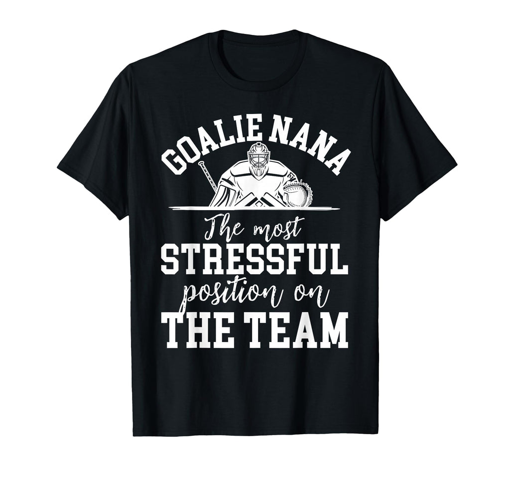 Funny Hockey Goalie Nana Hockey Keeper T-Shirt - Unique Graphic Unisex - T-Shirt, Sweatshirt, Hoodie