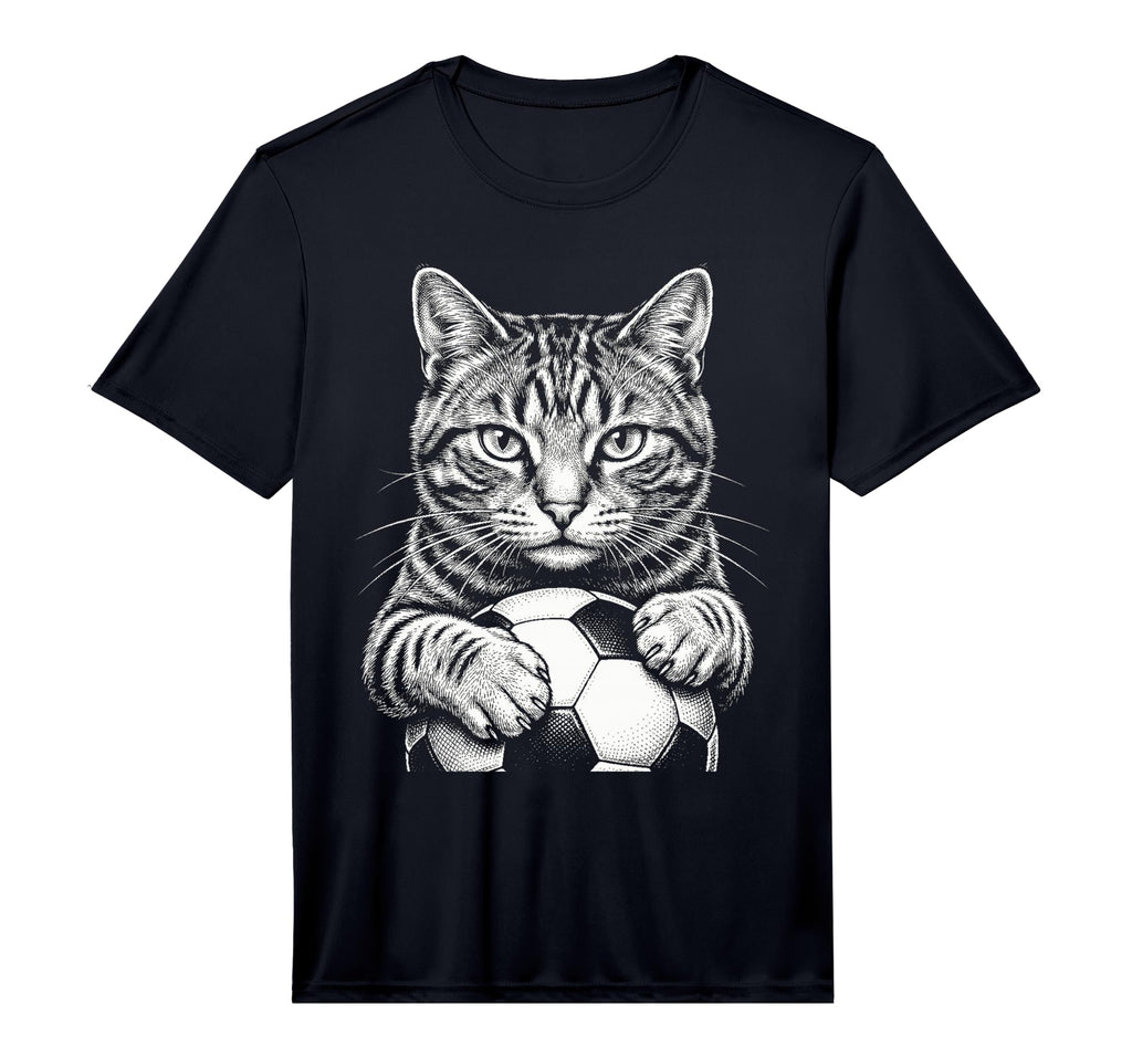 Black And White Feline Sports Tabby T-Shirt - Streetwear Style Men Women - T-Shirt, Sweatshirt, Hoodie