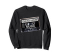 Chicago House Music Cassette Tape Sweatshirt - Graphic Print for Adults - T-Shirt, Sweatshirt, Hoodie