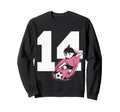 14 Soccer Birthday Gift Soccer Fan Sweatshirt - Graphic Print Unisex - T-Shirt, Sweatshirt, Hoodie