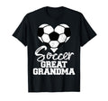 Soccer Great Grandma Heart Funny T-Shirt - Aesthetic Graphic Men Women - T-Shirt, Sweatshirt, Hoodie