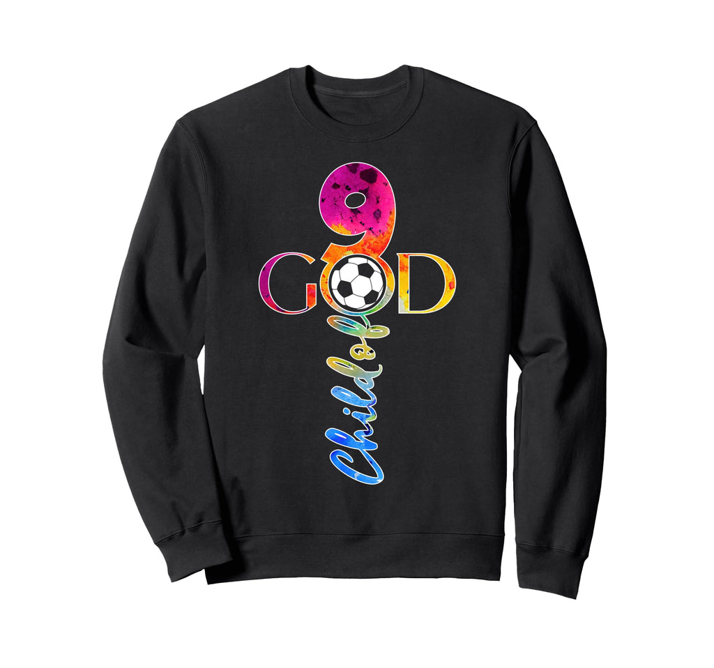 Jesus 9 Years Child God Soccer 9Th Sweatshirt - Novelty Apparel for Adults - T-Shirt, Sweatshirt, Hoodie