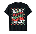 My Merry Soccer Player Era Groovy T-Shirt - Minimalist Print Men Women - T-Shirt, Sweatshirt, Hoodie