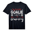 Mens My Favorite Goalie Calls Me Grammy T-Shirt - Custom Art Print Unisex - T-Shirt, Sweatshirt, Hoodie