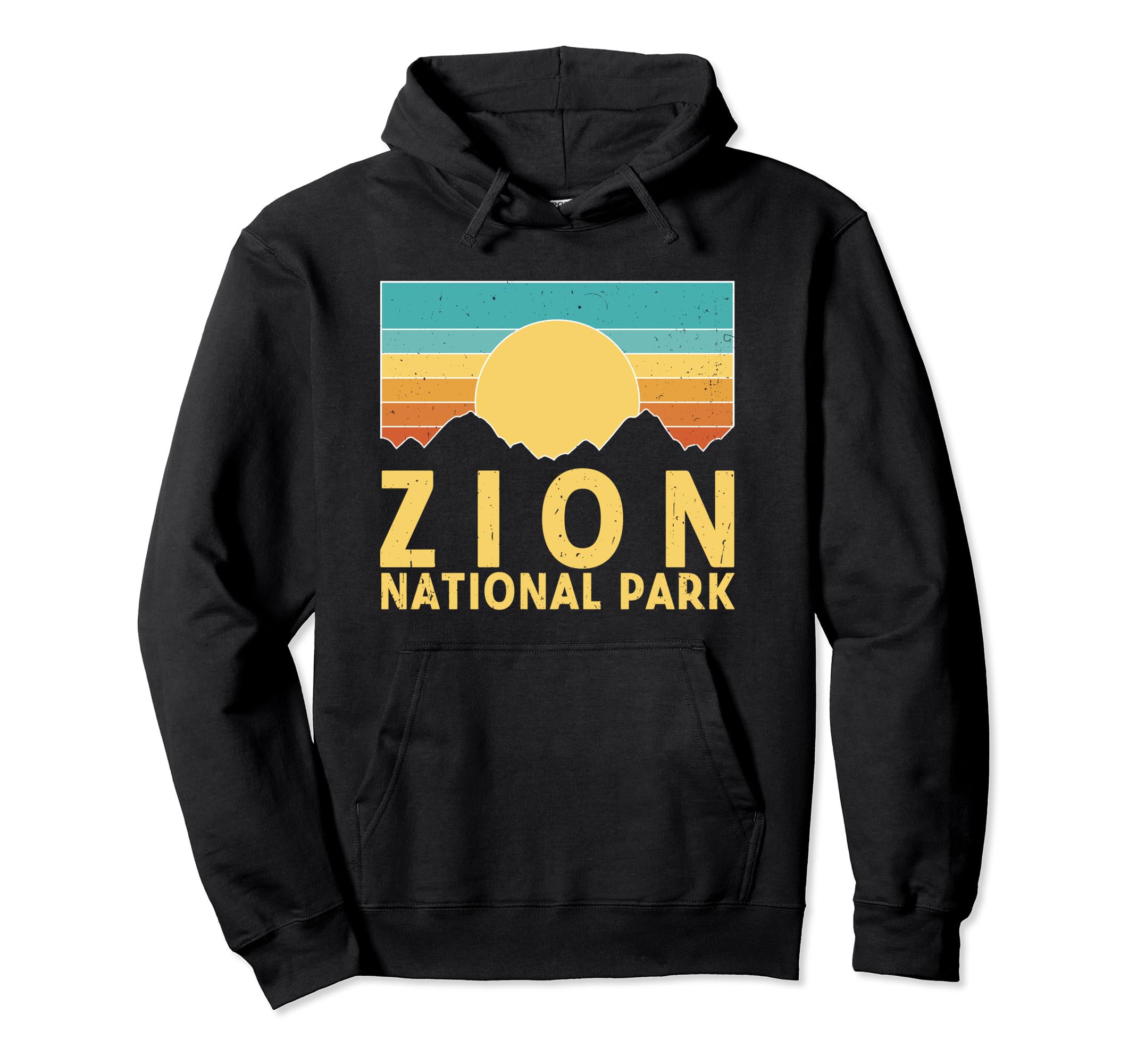 Zion National Park Nature Sunset Hoodie - Novelty Apparel Unisex - T-Shirt, Sweatshirt, Hoodie