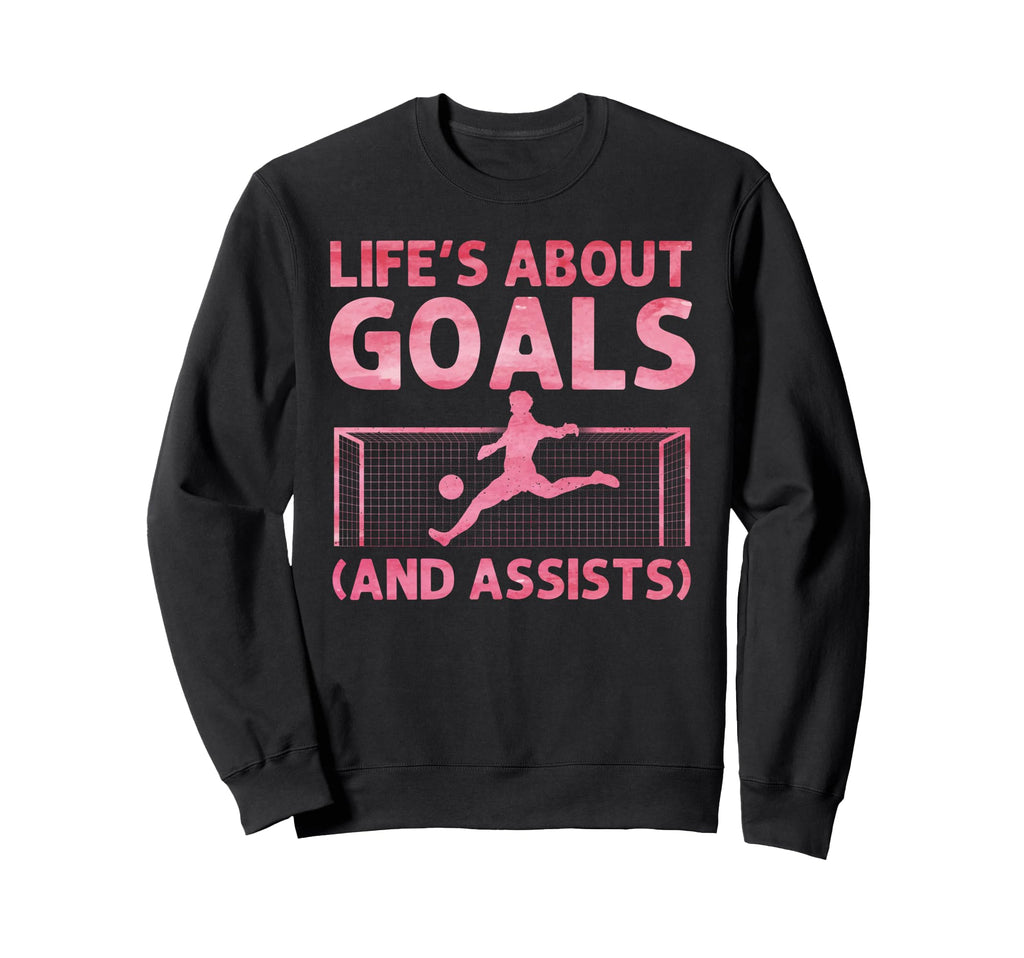 Funny Soccer Art Gag Soccer Player Sweatshirt - Graphic Print Men Women - T-Shirt, Sweatshirt, Hoodie
