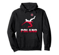 Poland Football Soccer Game Player Fan Hoodie - Graphic Print Unisex - T-Shirt, Sweatshirt, Hoodie