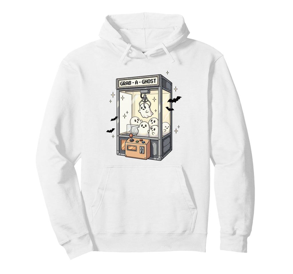 Grab Ghost Claw Machine Halloween Hoodie - Fun Novelty Design for Adults - T-Shirt, Sweatshirt, Hoodie