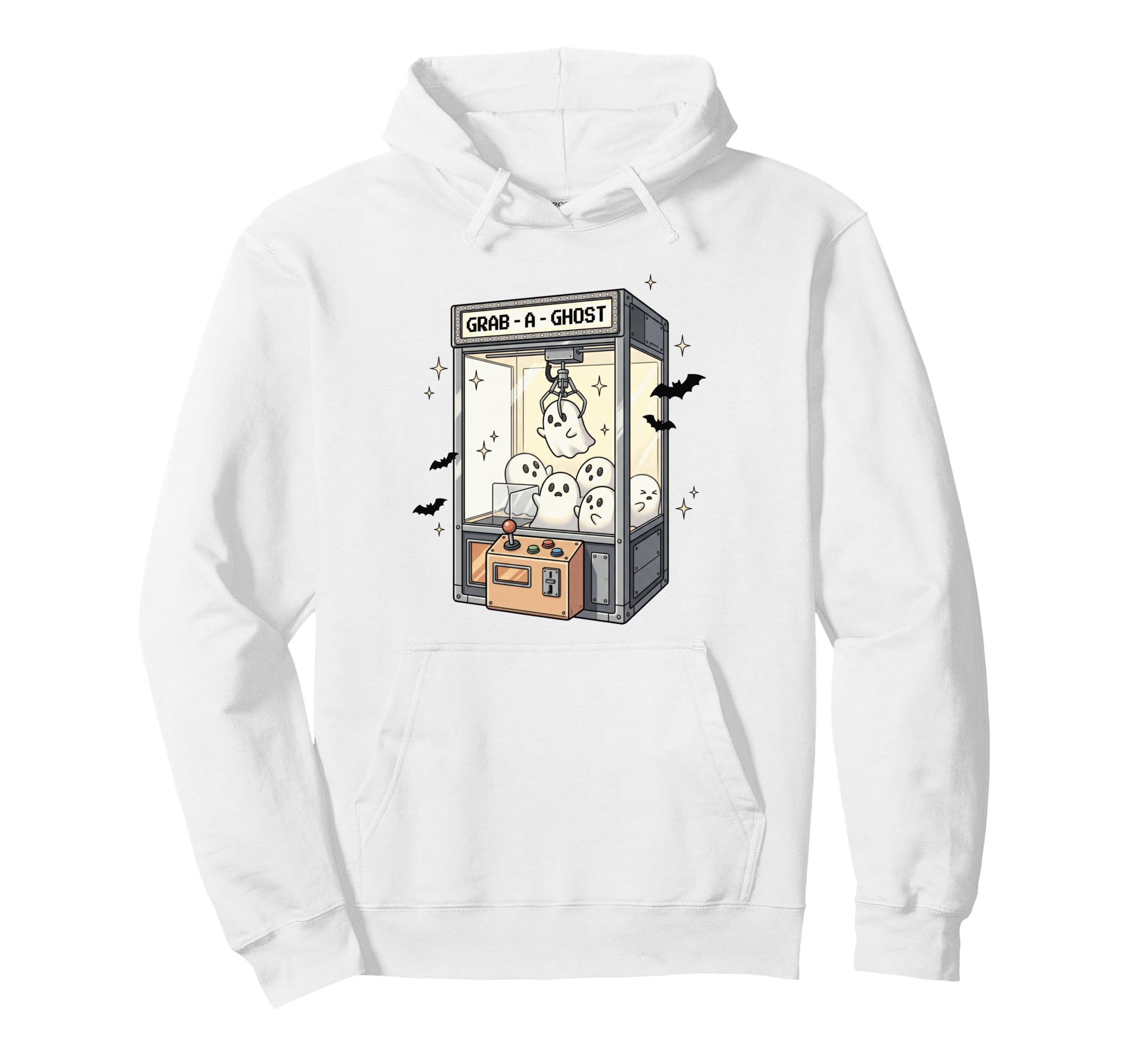 Grab Ghost Claw Machine Halloween Hoodie - Fun Novelty Design for Adults - T-Shirt, Sweatshirt, Hoodie