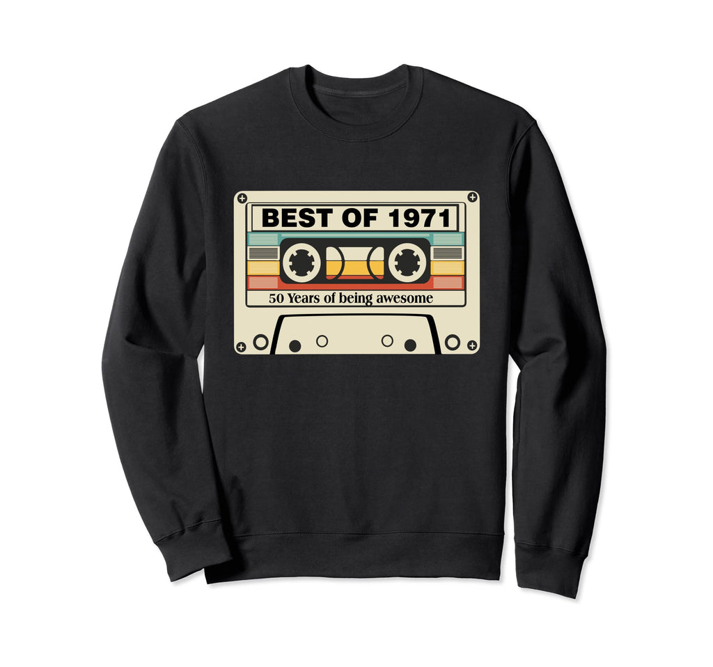 50Th Birthday Cassette Tape Best Sweatshirt - Aesthetic Graphic Men Women - T-Shirt, Sweatshirt, Hoodie