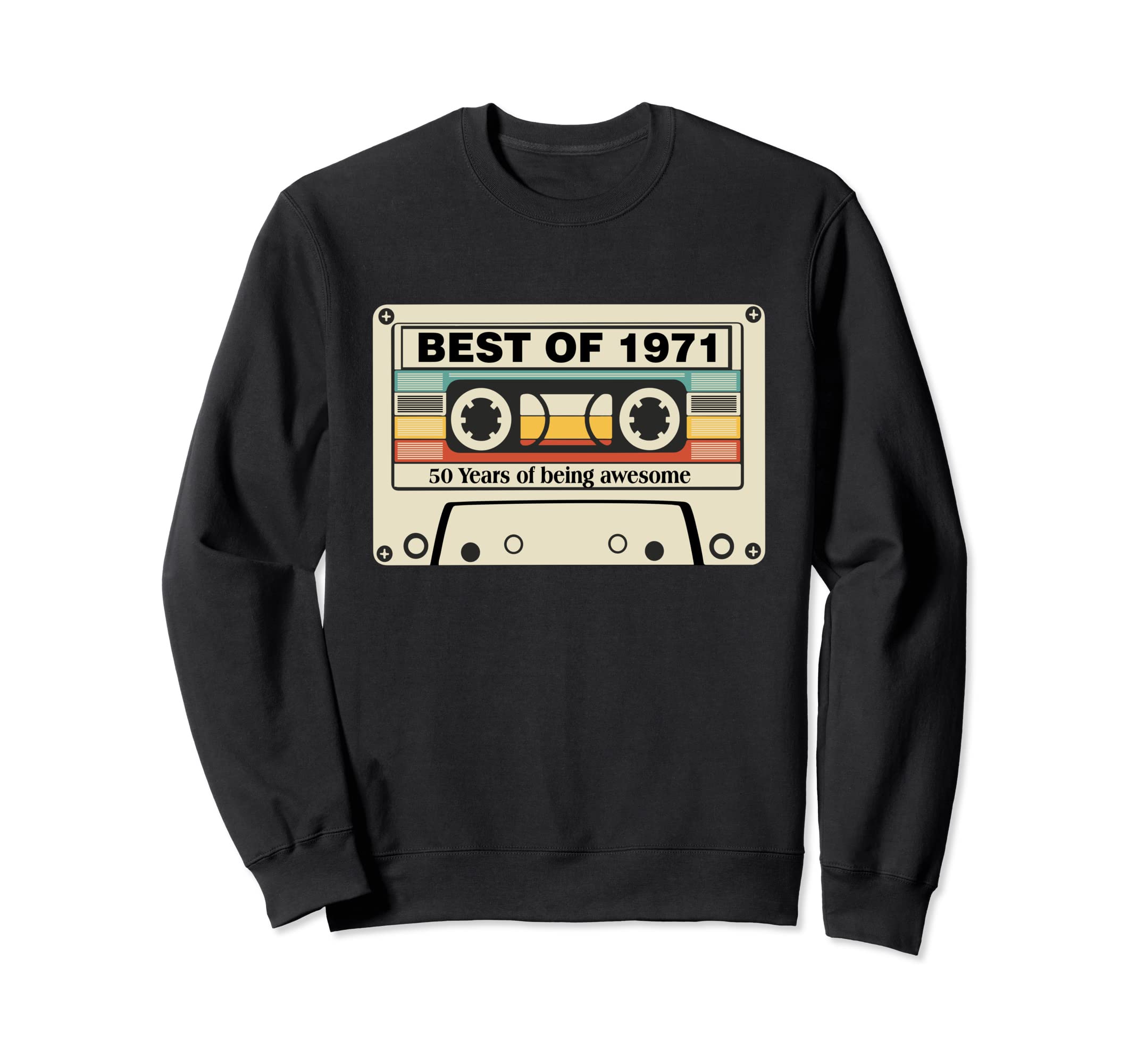 50Th Birthday Cassette Tape Best Sweatshirt - Aesthetic Graphic Men Women - T-Shirt, Sweatshirt, Hoodie