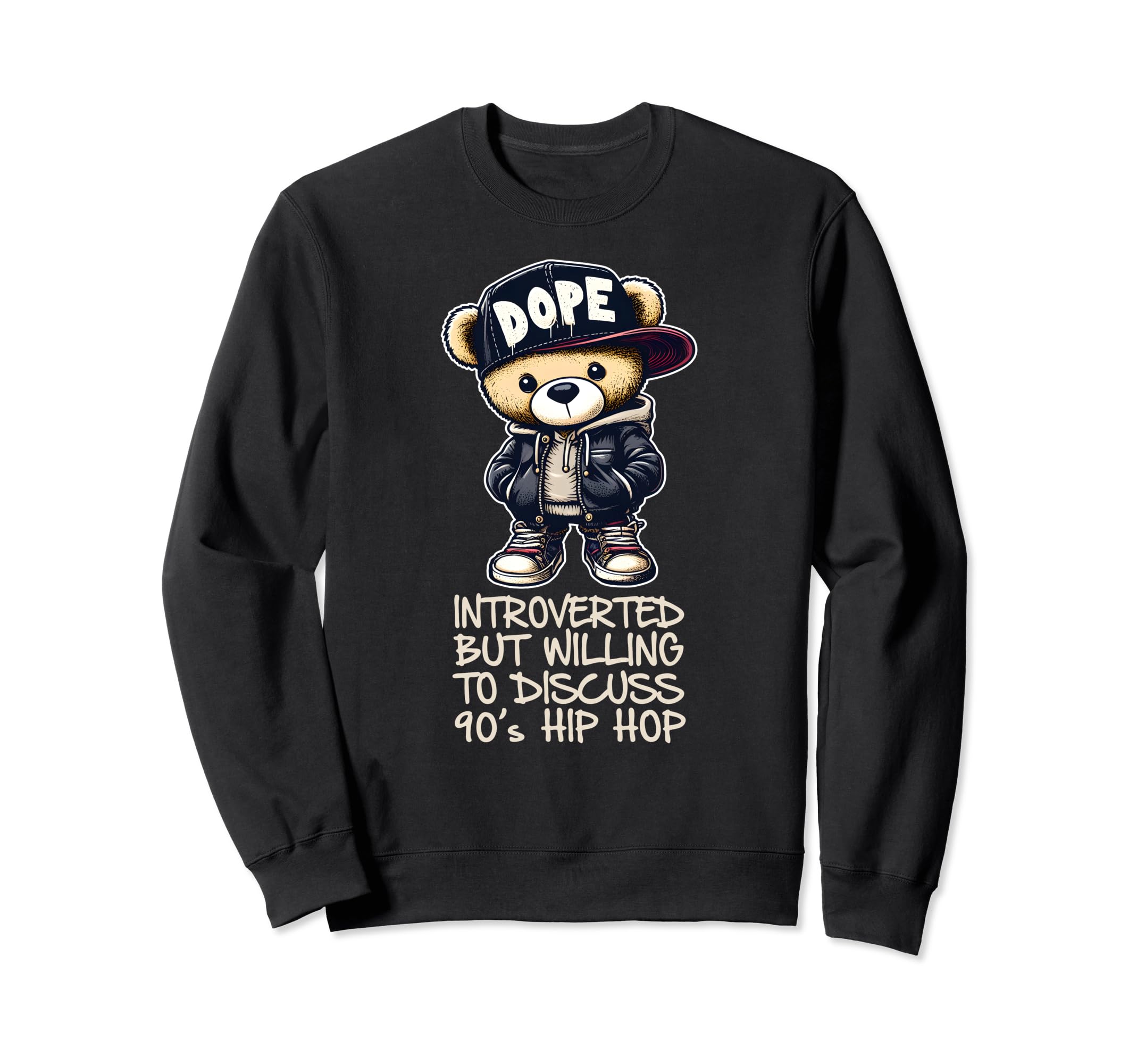 Introverted But Willing To Discuss Sweatshirt - Streetwear Style Unisex - T-Shirt, Sweatshirt, Hoodie