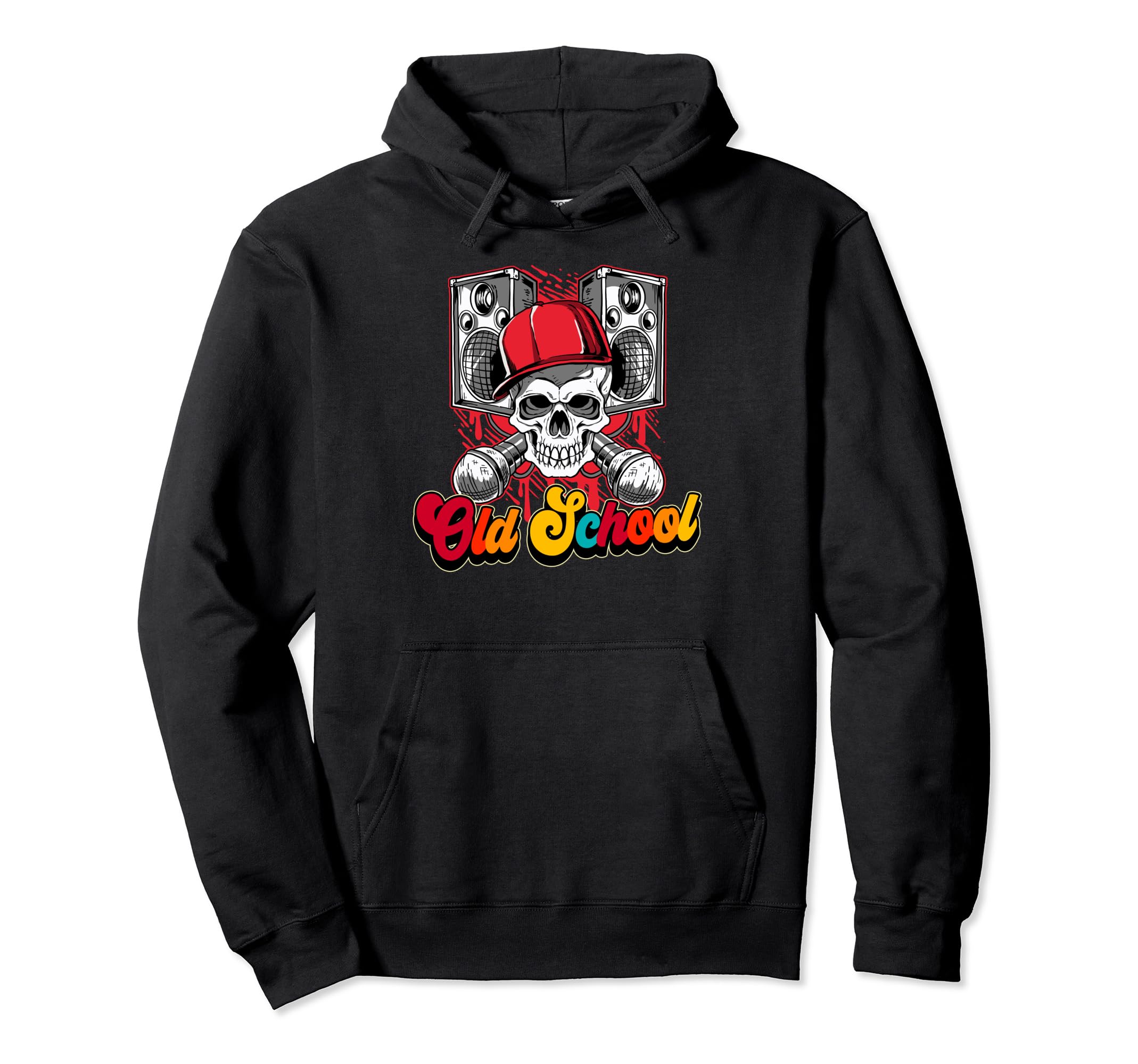 Old School Hip Hop Hoodie - Minimalist Print Unisex - T-Shirt, Sweatshirt, Hoodie