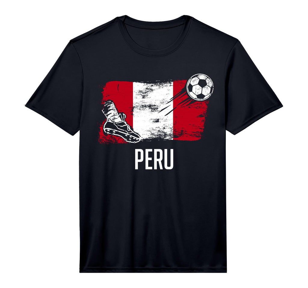 Peru Flag Peruvian Soccer Flag T-Shirt - Casual Everyday Wear Men Women - T-Shirt, Sweatshirt, Hoodie