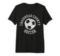 Craighead County Soccer Distressed 90S Tri T-Shirt - Unique Graphic Unisex - T-Shirt, Sweatshirt, Hoodie