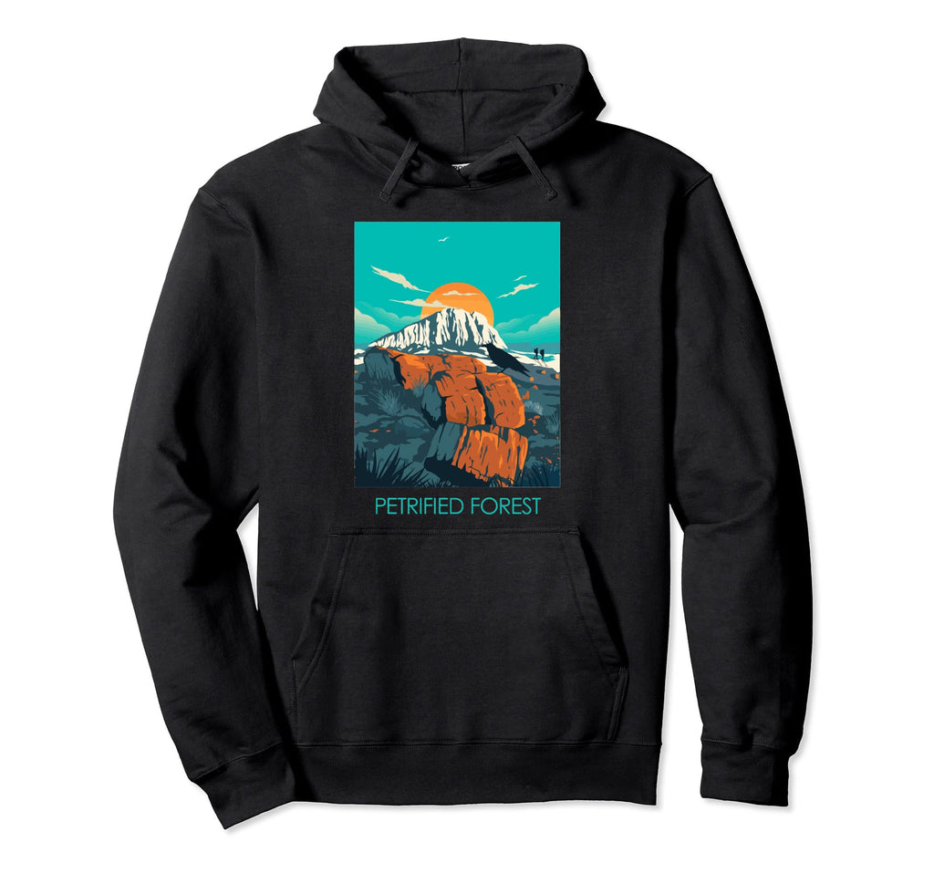 Petrified Forest National Park Hoodie - Minimalist Print for Adults - T-Shirt, Sweatshirt, Hoodie