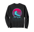 Synthwave Vaporwave Roller Skate Sweatshirt - Aesthetic Graphic Unisex - T-Shirt, Sweatshirt, Hoodie