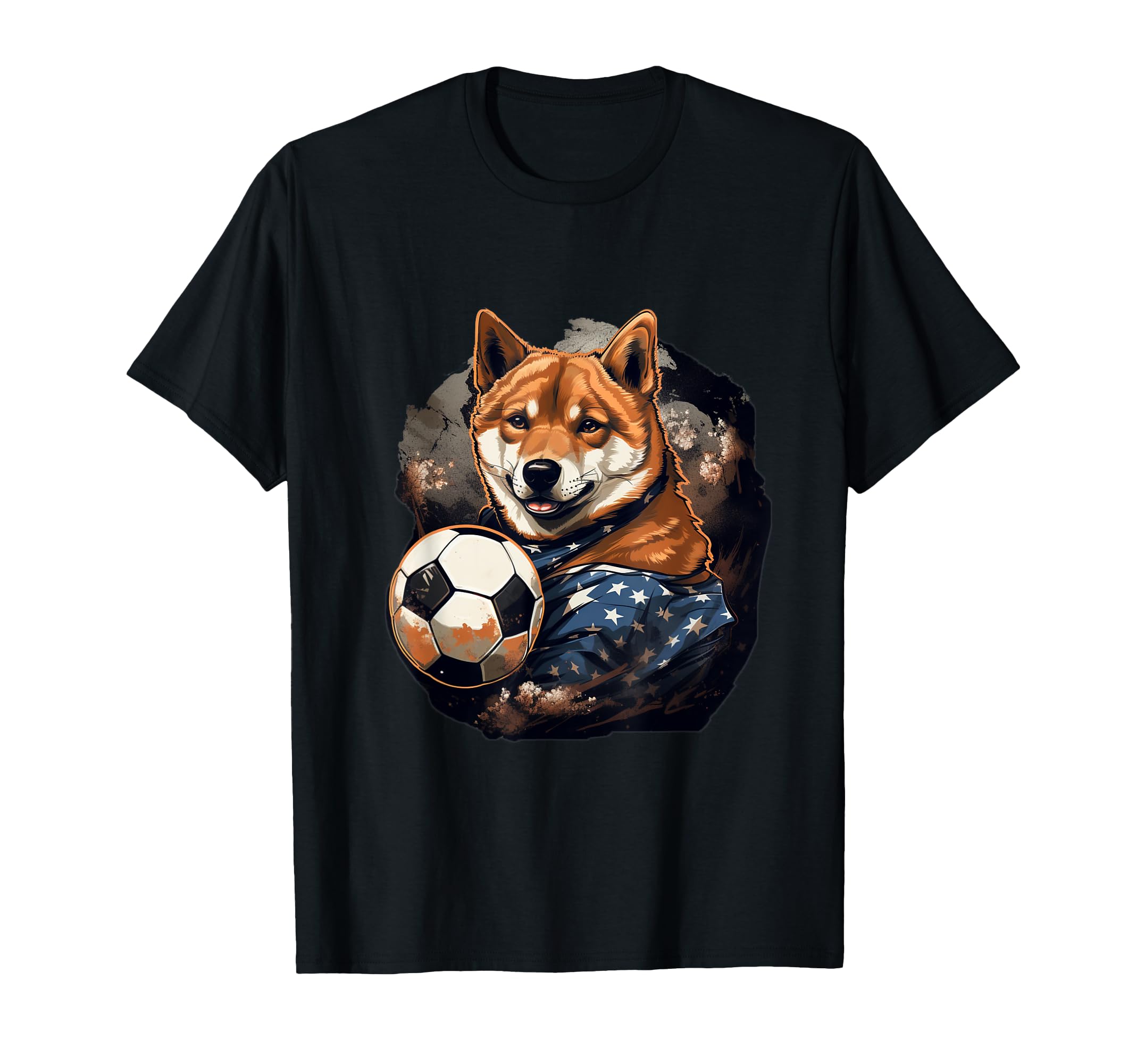 Akita Inu Soccer Akita Inu T-Shirt - Trendy Graphic for Adults - T-Shirt, Sweatshirt, Hoodie