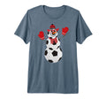 Soccer Balls Snowman Winter Sports Team T-Shirt - Novelty Apparel Unisex - T-Shirt, Sweatshirt, Hoodie