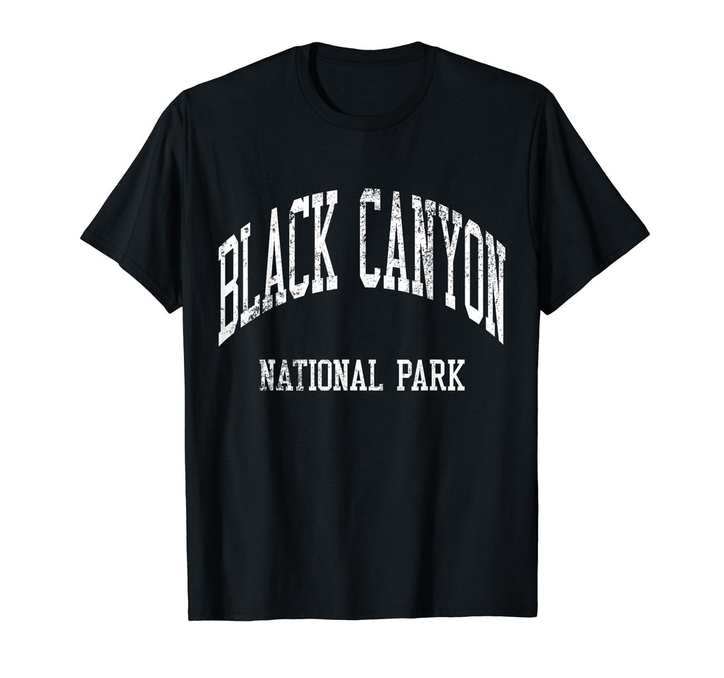 Black Canyon National Park 70S T-Shirt - Minimalist Print Men Women - T-Shirt, Sweatshirt, Hoodie