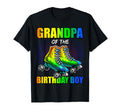 Grandpa Birthday Roller Skating Birthday T-Shirt - Graphic Print Unisex - T-Shirt, Sweatshirt, Hoodie