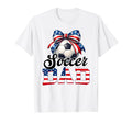 Soccer Dad American Flag Soccer Lovers T-Shirt - Minimalist Print Men Women - T-Shirt, Sweatshirt, Hoodie