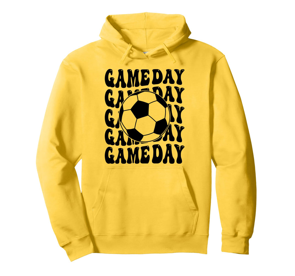 Game Day Soccer Sports Fan Hoodie - Fun Novelty Design for Adults - T-Shirt, Sweatshirt, Hoodie