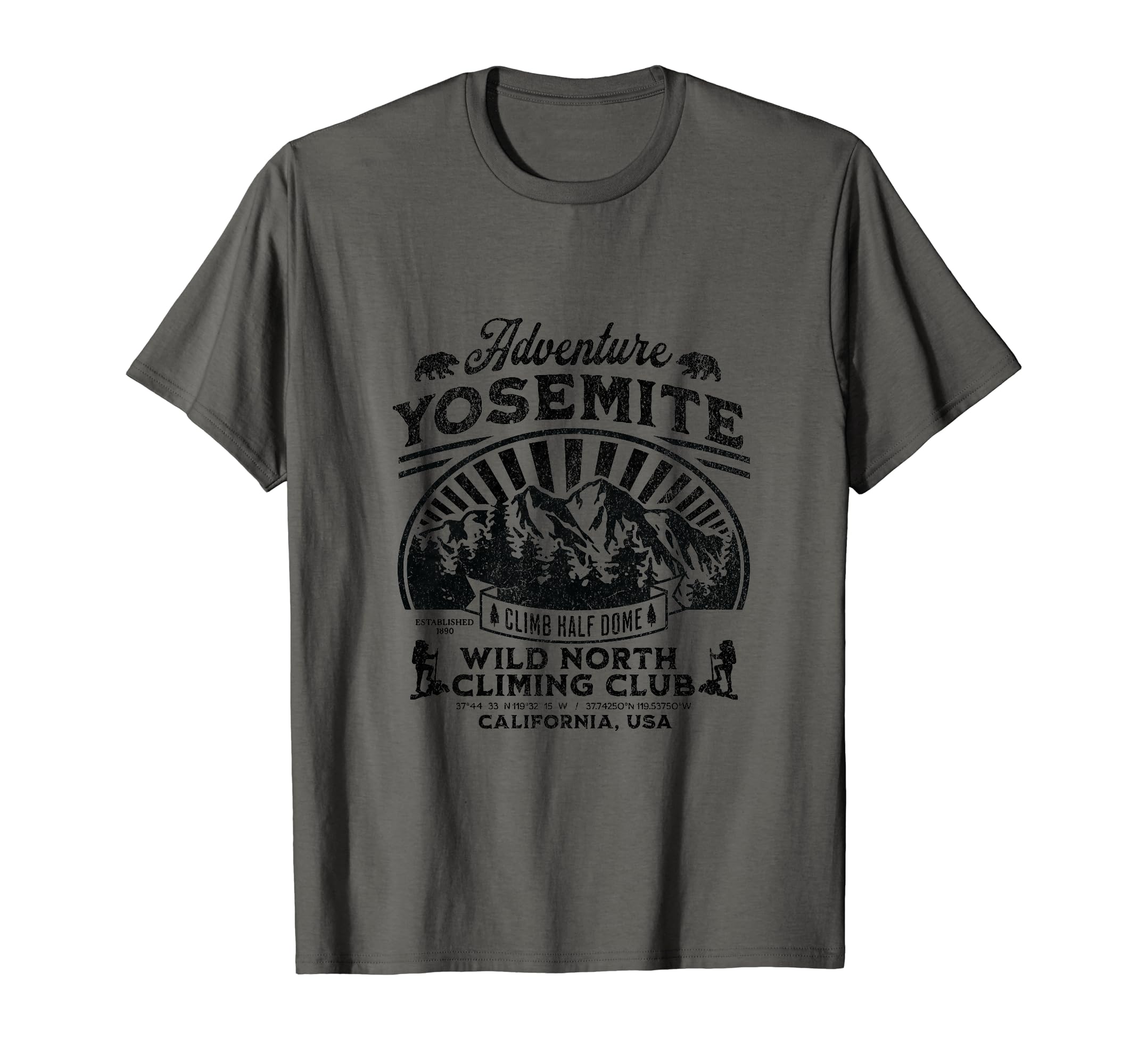 National Park Yosemite Adventure T-Shirt - Fun Novelty Design Unisex - T-Shirt, Sweatshirt, Hoodie