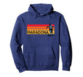 Diego Maradona Eighties Throwback Soccer Hoodie - Unique Graphic Unisex - T-Shirt, Sweatshirt, Hoodie