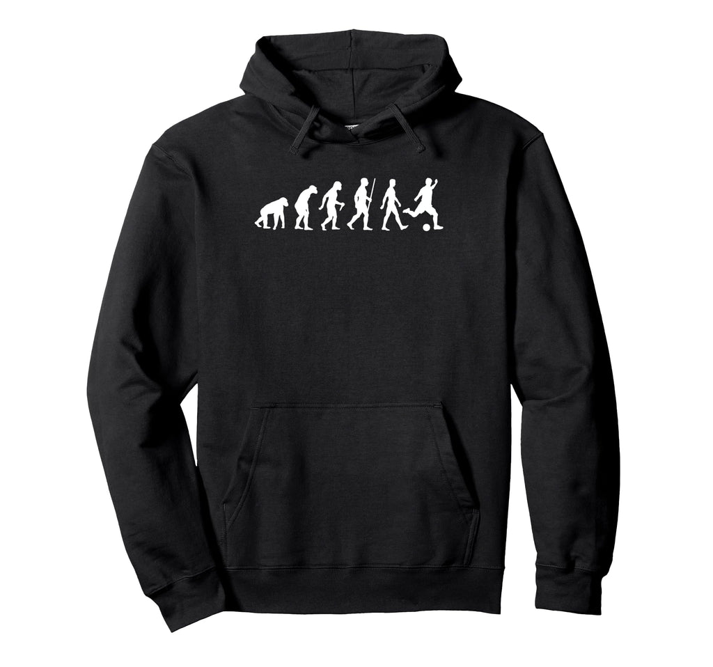 Soccer Evolution Players Funny Soccer Hoodie - Graphic Print for Adults - T-Shirt, Sweatshirt, Hoodie