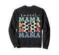 Soccer Mama Groovy Soccer Softball Sweatshirt - Custom Art Print Men Women - T-Shirt, Sweatshirt, Hoodie