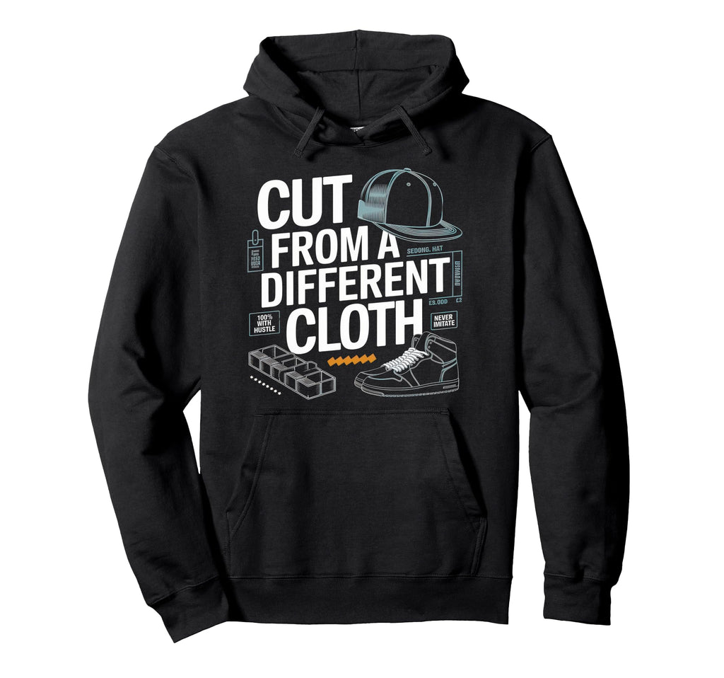 Cut From Different Cloth Urban Hip Hoodie - Aesthetic Graphic for Adults - T-Shirt, Sweatshirt, Hoodie
