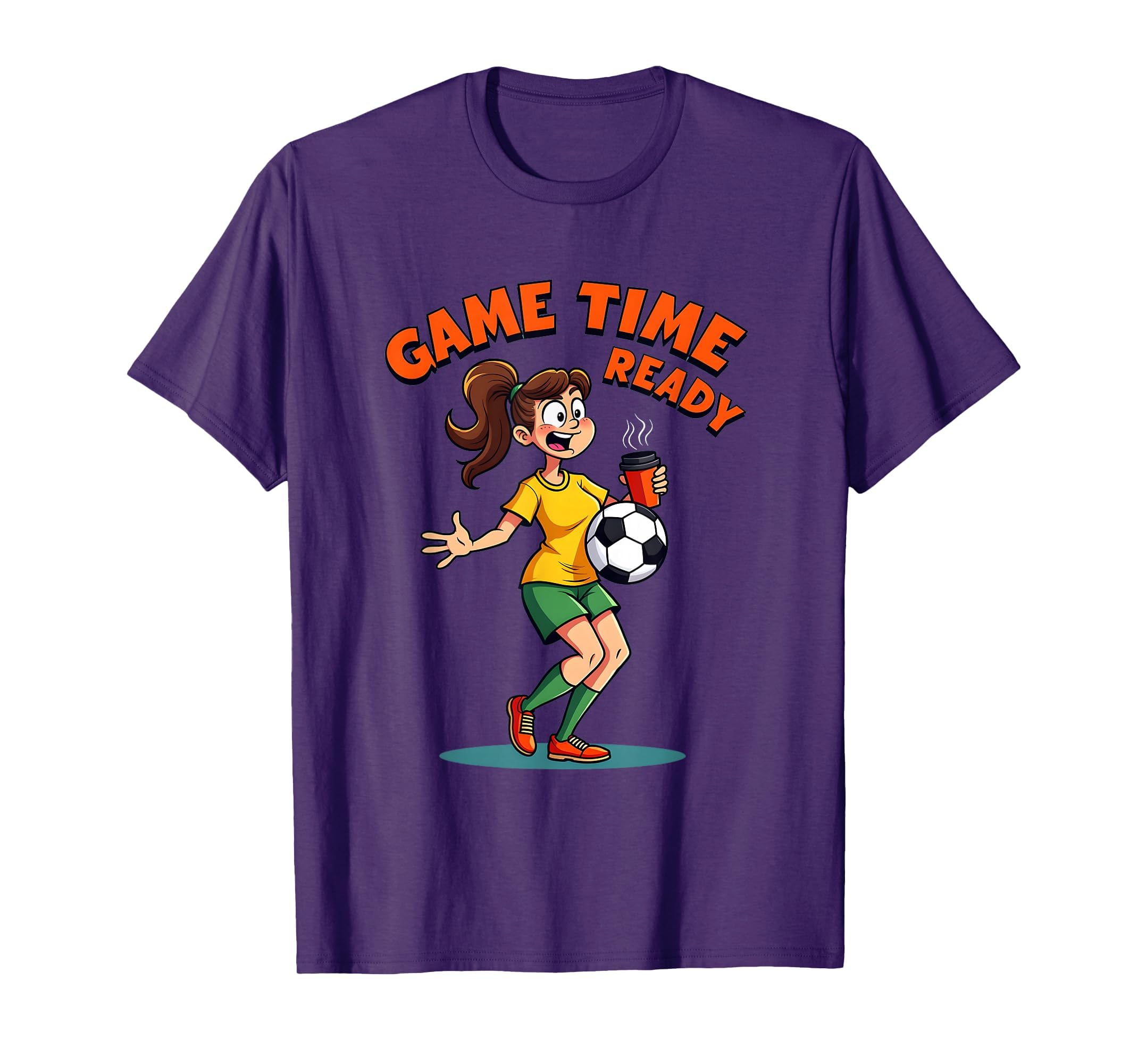 Game Time Ready Soccer Mom T-Shirt - Aesthetic Graphic for Adults - T-Shirt, Sweatshirt, Hoodie