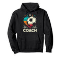 Soccer Coach Training Heart Beat Hoodie - Custom Art Print for Adults - T-Shirt, Sweatshirt, Hoodie