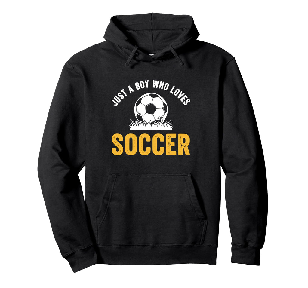 Just Who Loves Soccer Hoodie - Novelty Apparel Men Women - T-Shirt, Sweatshirt, Hoodie