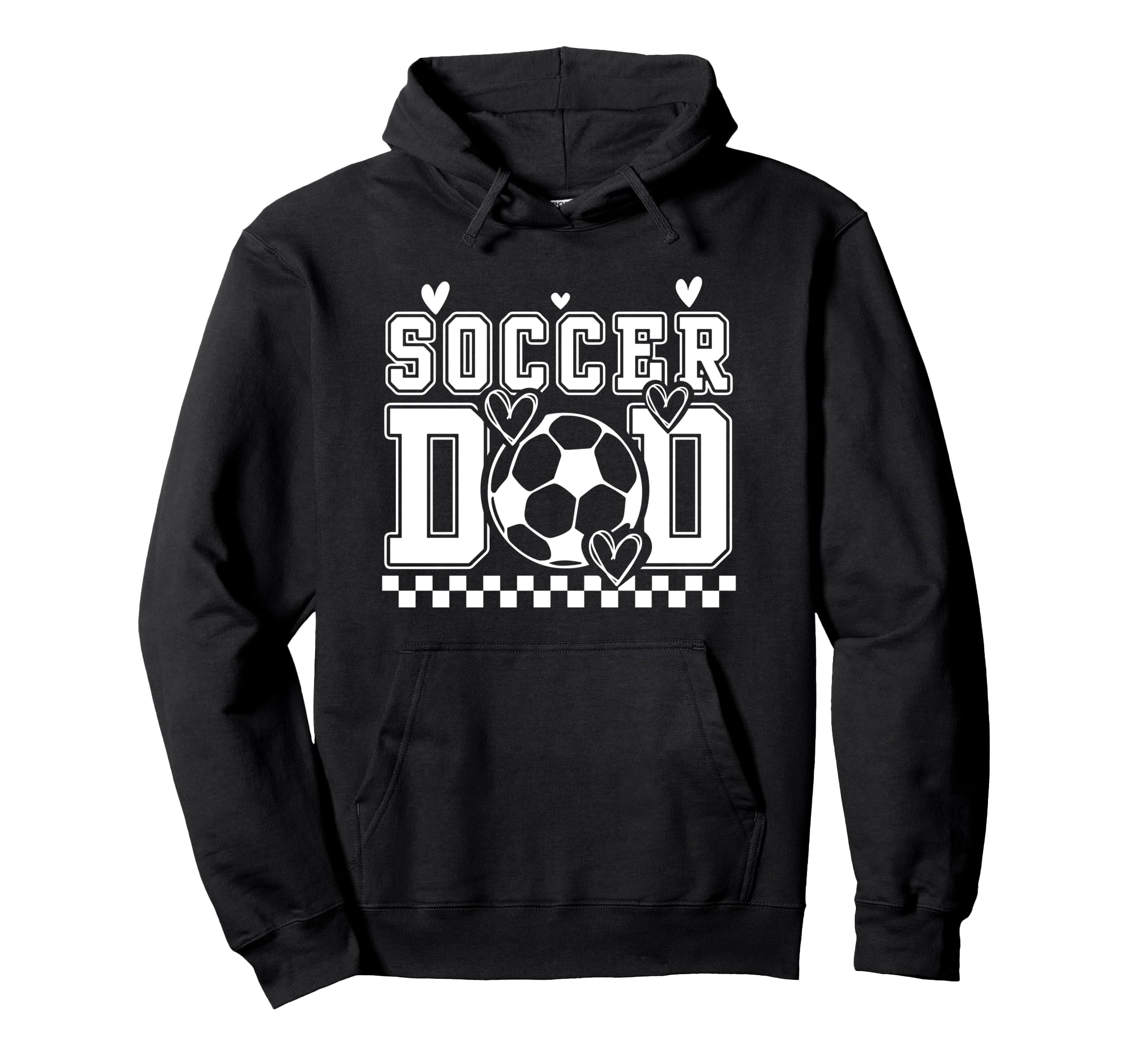 Soccer Dad Football Dad Sport Day Hoodie - Fun Novelty Design for Adults - T-Shirt, Sweatshirt, Hoodie