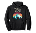 Glacier National Park Mountain Bear Hoodie - Graphic Print Men Women - T-Shirt, Sweatshirt, Hoodie
