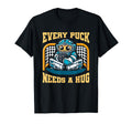 Ice Hockey Goalie Goalkeeper Goalie Puck T-Shirt - Novelty Apparel Unisex - T-Shirt, Sweatshirt, Hoodie