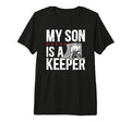 Mens Ice Hockey Keeper Dad Hockey T-Shirt - Novelty Apparel for Adults - T-Shirt, Sweatshirt, Hoodie