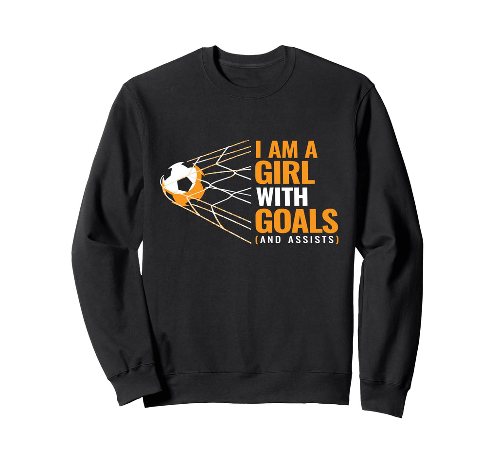 Womens Motivational Goals I Am Sweatshirt - Minimalist Print Men Women - T-Shirt, Sweatshirt, Hoodie